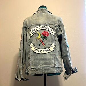 Box Lunch Exclusive Sailor Moon Denim Jacket - Size XL